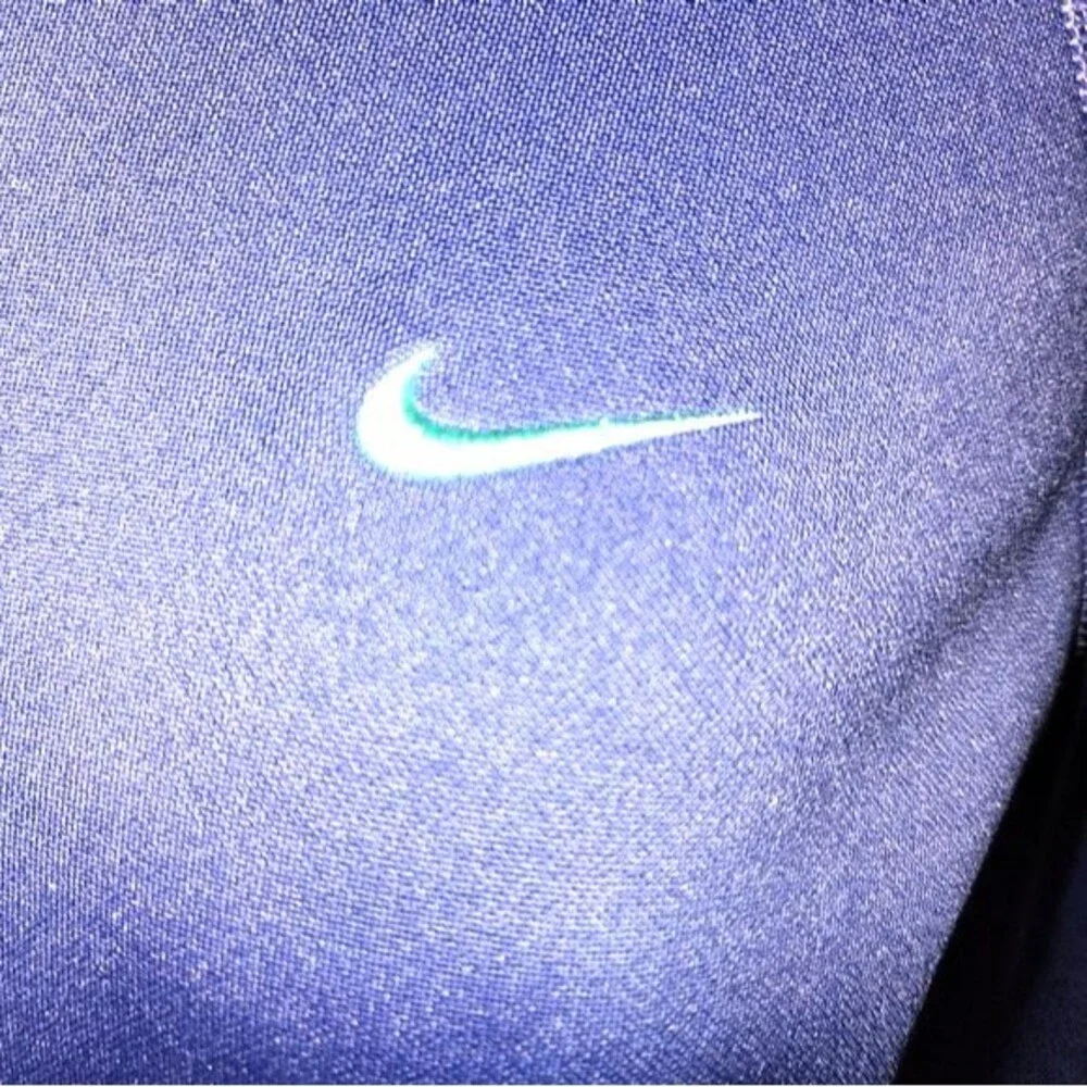 Nike Dri-Fit Purple-Blue Fleece Long Sleeve‎ Hoodie Size M